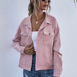 Pink Corduroy Jacket